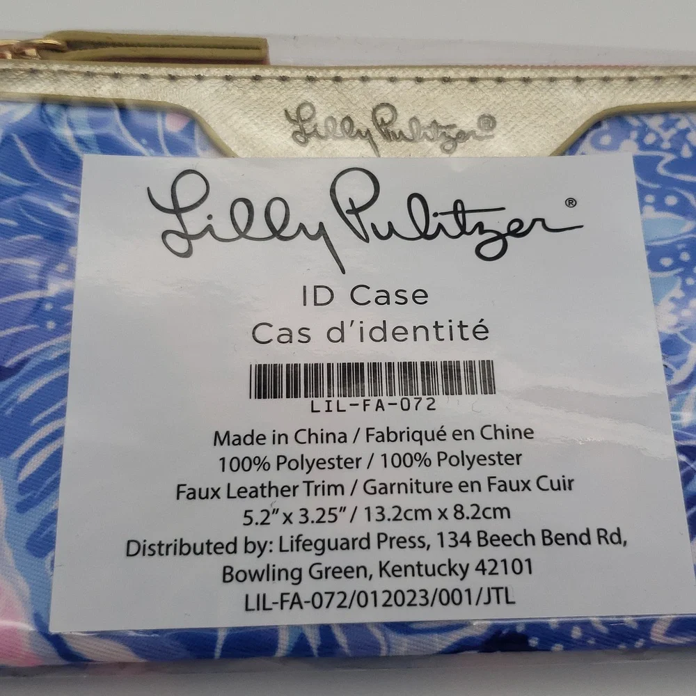 Lilly Pulitzer ID Case in Shade Seekers New in Package